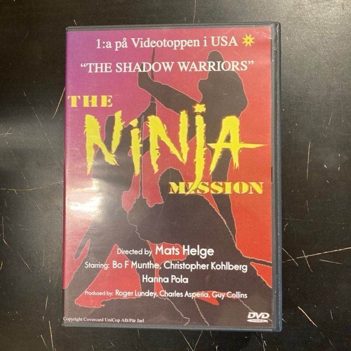 Ninja Mission DVD (M-/M-) -toiminta- (ei suomenkielistä tekstitystä)